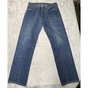 Vintage Levis 501xx Jeans Made in USA Button Fly Straight Leg 36x36 **(34x30)**